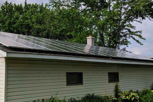 10.5 kilowatt roof mount system